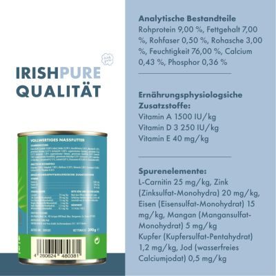 Thumbnail 7: Irish Pure Nassfutter Irisches Huhn mit Gemüse & Kelp-Alge, Junior