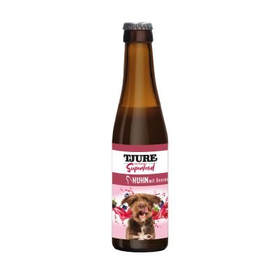 Thumbnail 2: TJURE TJURE Hund - Huhn mit Beeren 220 ml Flasche 12er Pack