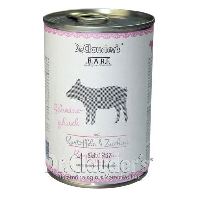 Bild 1 von 1: Dr.Clauder’s Dr.Clauder´s B.A.R.F. Komplett Menue Schweinegulasch 400g