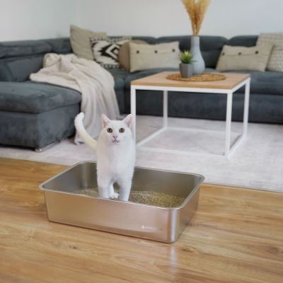 Thumbnail 7: SCHLITZOHR Edelstahl Katzentoilette Lotte - XXL Katzenklo