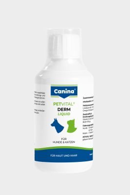 Thumbnail 1: Canina PETVITAL Derm Liquid für Haut und Fell von Hunden & Katzen 250 ml