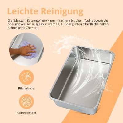 Thumbnail 6: SCHLITZOHR Edelstahl Katzentoilette Lotte - XXL Katzenklo