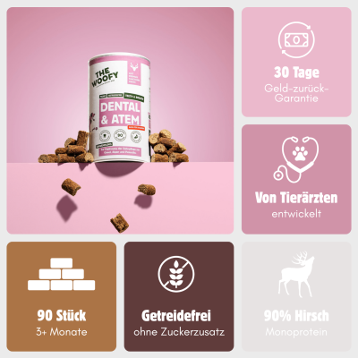 Thumbnail 2: THE WOOFY Softe Leckerli zur Zahnpflege für den Hund