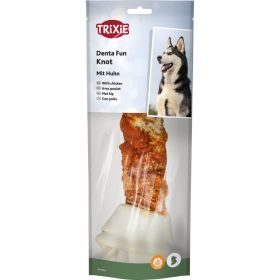 TRIXIE Denta Fun Knotted Chicken Chewing Bone