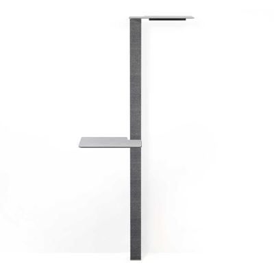 stylecats® Kratzbaum Mounty X-Large mit Zwischenboden anthrazit Rechts oben / links unten Sisal anthrazit Cozy hellgrau, 202 cm