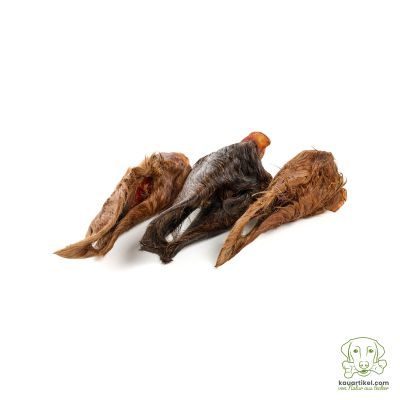 kauartikel.com Pferde-Ohren mit Fell - hypoallergener Hunde-Kauartikel - Hunde-Snack - Kausnack vom Pferd - Leckerli