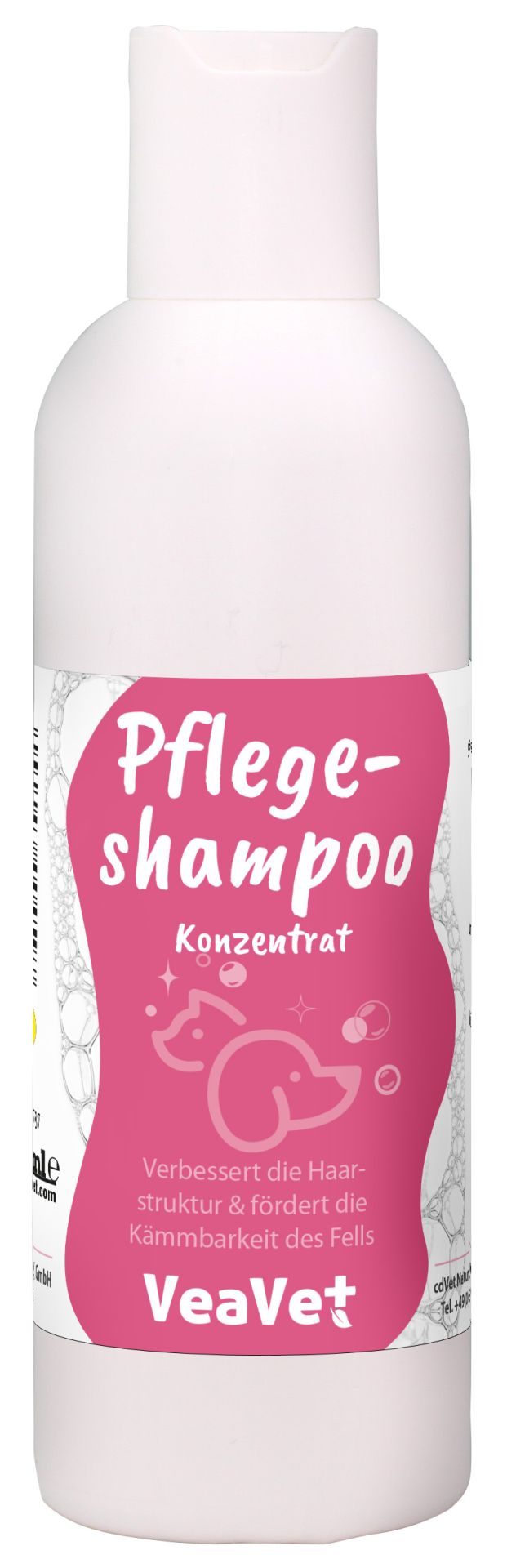 cdVet VeaVet Pflegeshampoo 25 ml – Natürliches Shampoo für glänzendes & gepflegtes Fell