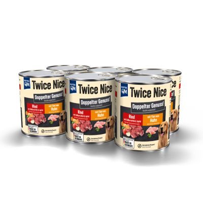 Thumbnail 6: NutriQM NutriQM Twice Nice Rind & Hühnerbrustfilet 6 x 800g