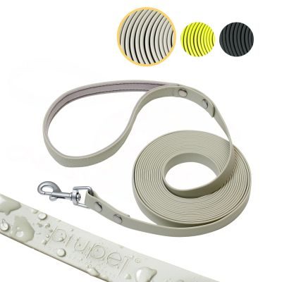 Thumbnail 1: PIUPET Schleppleine für Hunde I Wasserabweisend I Hundeleine I Leine Hund I Hunde Schleppleine I Hundezubehör I Grau I 5 m