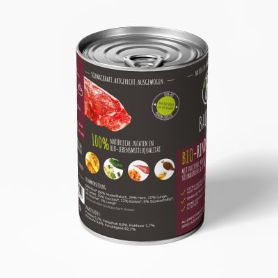 Thumbnail 3: Baluna Bio-Rind mit Zucchini,Kürbis,Süsskartoffel & Leinöl 6x400g