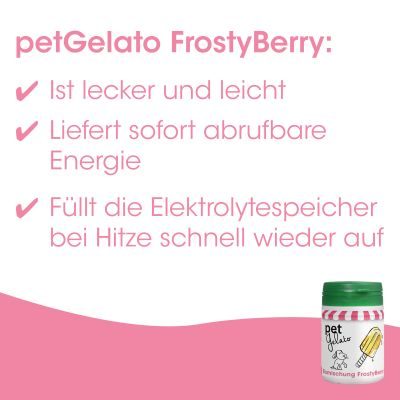 Thumbnail 5: petGelato FrostyBerry 132 g – Fruchtige Sommererfrischung für Hunde, Katzen & Pferde
