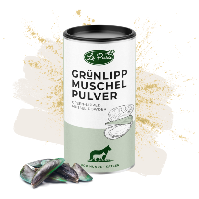 Thumbnail 5: LaPura PetVet - LaPura Grünlippmuschelpulver 250 g - Einzelfuttermittel für Hunde und Katzen - Nahrungsergänzung - Futterergänzung - BARF-Zusatz