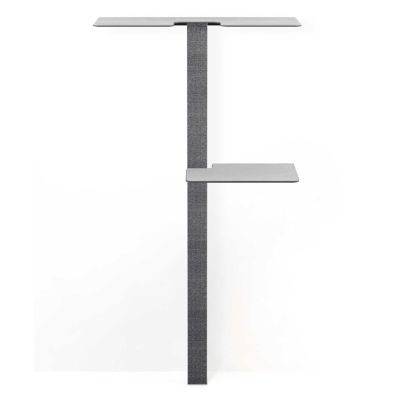 Bild 1 von 1: stylecats® Kratzbaum Mounty Large mit Doppel- & Zwischenboden anthrazit Doppel / rechts unten Sisal anthrazit Cozy hellgrau, 170 cm