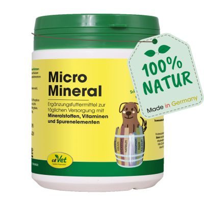 cdVet MicroMineral Hund & Katze 500 g – Natürliche Mineralstoffversorgung für gesunde Vitalität