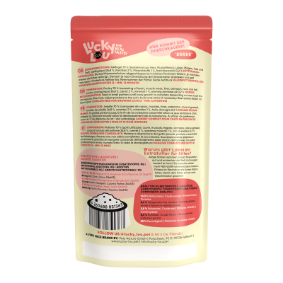 Thumbnail 2: Lucky Lou® Lucky Lou® Lifestage Kitten Geflügel 125g