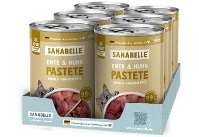 Sanabelle Sanabelle Nassfutter mit Ente & Huhn 8 x 400g