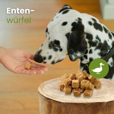 Thumbnail 3: kauartikel.com Enten-Würfel - Hunde-Kauartikel - Hunde-Snack - Trainings-Kausnack - Leckerli von der Ente