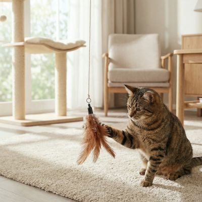 Thumbnail 9: SCHLITZOHR Katzenangel Ersatzfedern 5er Strauß