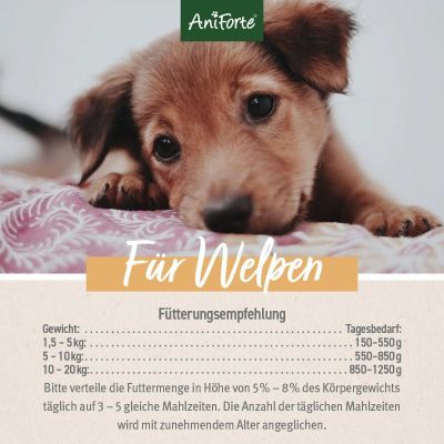 Thumbnail 7: AniForte Nassfutter JuniorMenue – "Zartes Huhn mit Möhrchen"