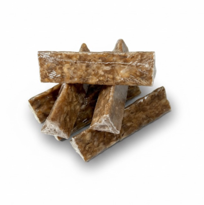 Kaureks Natur Hundeleckerlies Dreieckiger Kauriegel mit Rind & Lamm 12cm 6 Stk- Hunde-Kauartikel - Snack - Kausnack - Leckerli