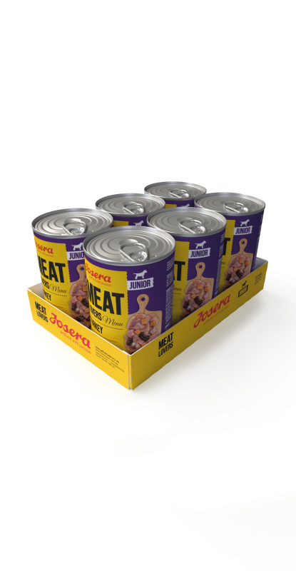 Josera Josera Nassfutter Meat Lovers Junior Menu Turkey 6x400g
