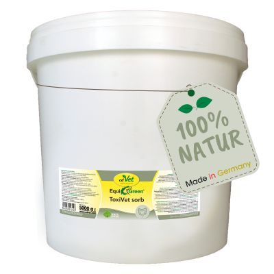 cdVet EquiGreen ToxiVet sorb 5 kg - Ergänzungsfutter zur Toxinbindung bei stoffwechselempfindlichen Pferden