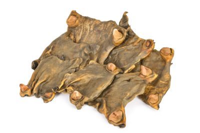 Thumbnail 2: Kaureks Natur Hundeleckerlies Rinderhautplatten 1000g (dunkel) - Hunde-Kauartikel - Hunde-Snack - Kausnack - Leckerli