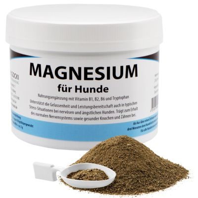 Bild 1 von 1: MIGOCKI MAGNESIUM für Hunde - Pulver für Nervenstärke & Gelassenheit 250g