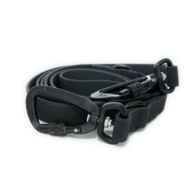 Thumbnail 3: Vitomalia Wasserleine 3-fach Verstellbare mit Sicherheitskarabiner Schwarz