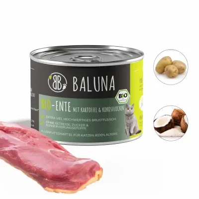 Baluna Bio-Ente mit Kartoffel & Kokosflocken 200g