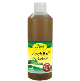 insektoVet® ZeckEx Bio-Lotion 500 ml – Pflegeöl zur Geruchsüberdeckung bei Hunden, Pferden & Nagern