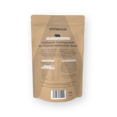 Thumbnail 2: Vitomalia Trainingssnacks Wildschwein - 500g