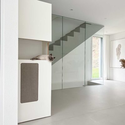 Thumbnail 10: stylecats® Kratzbaum Empire weiß hellgrau/hellgrau, 180 x 50 cm