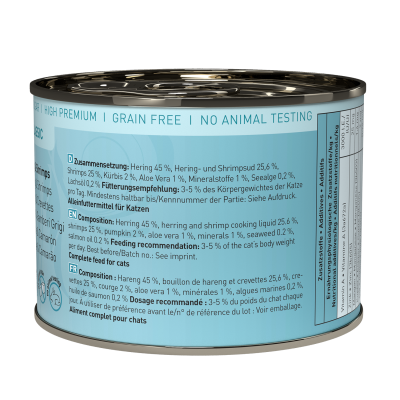 Thumbnail 2: catz finefood® catz finefood® Classic N° 13 - Hering & Shrimps 200g