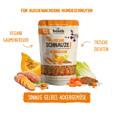 Thumbnail 2: bosch Tiernahrung Freshe Schnauze gelbes Ackergemuese - Ergänzungsfutter– 200g