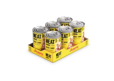 Thumbnail 1: Josera Meat Lovers Menu Chicken & Carrot Nassfutter – 6x800g