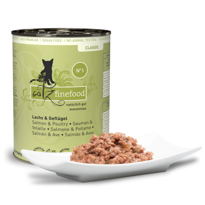 Thumbnail 4: catz finefood® catz finefood® Classic N° 5 - Lachs & Geflügel 400g