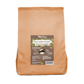 Fit-Hap Bio-Lein-Sticks 1 kg – Natürlicher Kauspaß für Hunde in Bio-Qualität