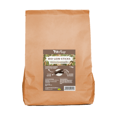 Thumbnail 4: Fit-Hap Bio-Lein-Sticks 1 kg – Natürlicher Kauspaß für Hunde in Bio-Qualität