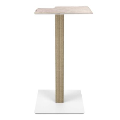 Bild 1 von 1: stylecats® Kratzsäule Clu Large mit Liegefläche weiß beige Cozy beige, 102 cm