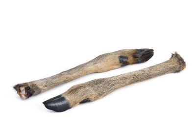 Thumbnail 1: Kaureks Natur Hundeleckerlies Rehunterbein mit Fell 6 Stk