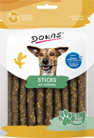 Dokas Sticks mit Kurkuma (100% pflanzlich) 6x 105g Multipack