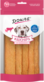 Dokas Kauchips mit Hühnerbrust Kauartikel für Hunde 5x 175g Multipack