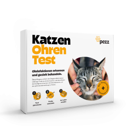 Pezz Katzen Ohrentest | Bei wunden, juckenden oder riechenden Ohren
