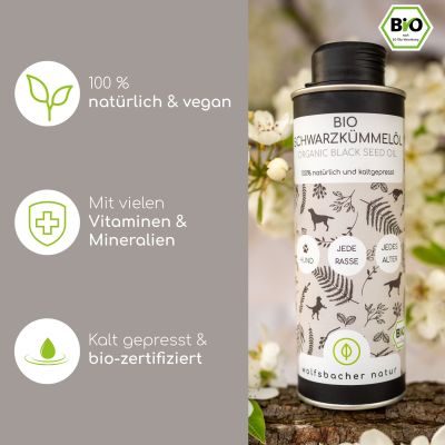 Thumbnail 3: Wolfsbacher Natur Bio Schwarzkümmelöl 250ml