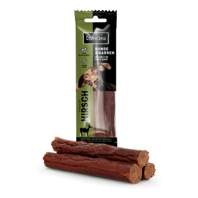 Thumbnail 3: Chewies® Chewies® Hundezigarre Hirsch 75g