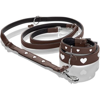 Thumbnail 11: HUNTER Halsband Love XL (80), braun/schwarz