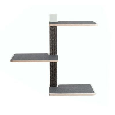 Thumbnail 1: stylecats® Kratzmöbel Freischweber weiß 3 Liegeflächen Sisal anthrazit/anthrazit, 92 cm