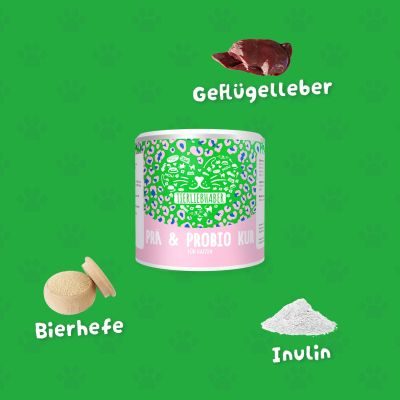Thumbnail 2: Tierliebhaber Prä & Probio Kur für Katzen - Natürliche Darmpflege mit Prä & Probiotika