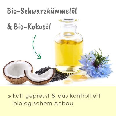Thumbnail 6: cdVet insektoVet Bio-Kokos-Schwarzkümmel-Öl 100 ml für Hunde – BIO Ergänzungsfuttermittel